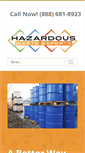 Mobile Screenshot of hazardouswasteexperts.com